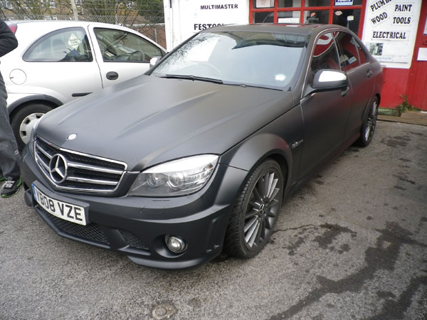 Mercedes Benz C Class Matte Black