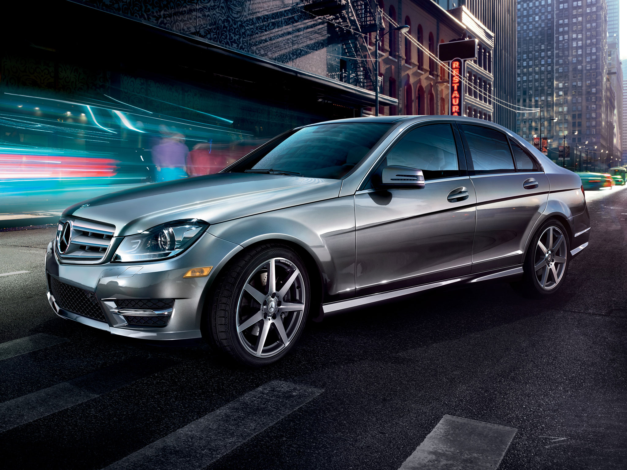 Mercedes Benz C Class Silver