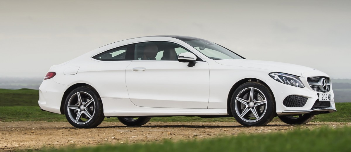 Mercedes Benz C300 Coupe White