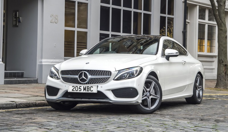 Mercedes Benz C300 Coupe White