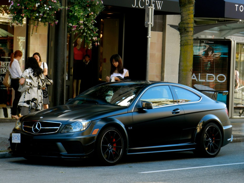 Mercedes Benz C63 Amg Matte Black