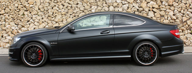 Mercedes Benz C63 Amg Matte Black