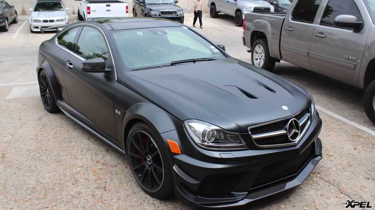 Mercedes Benz C63 Amg Matte Black