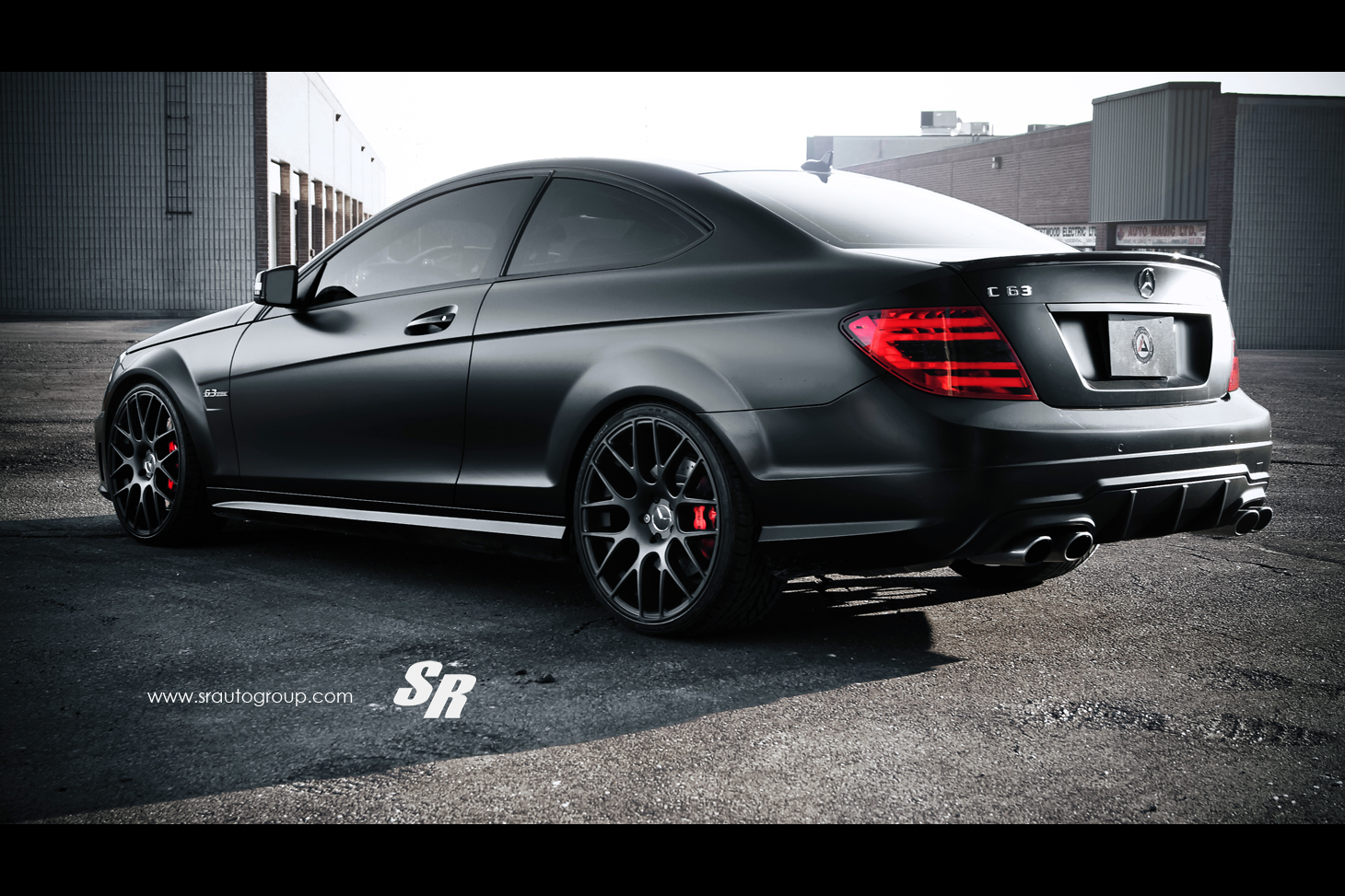 Mercedes Benz C63 Amg Matte Black