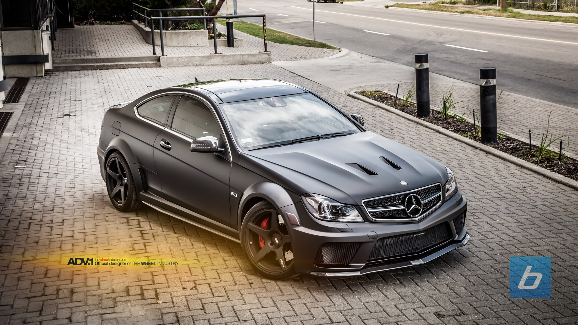 Mercedes Benz C63 Amg Matte Black
