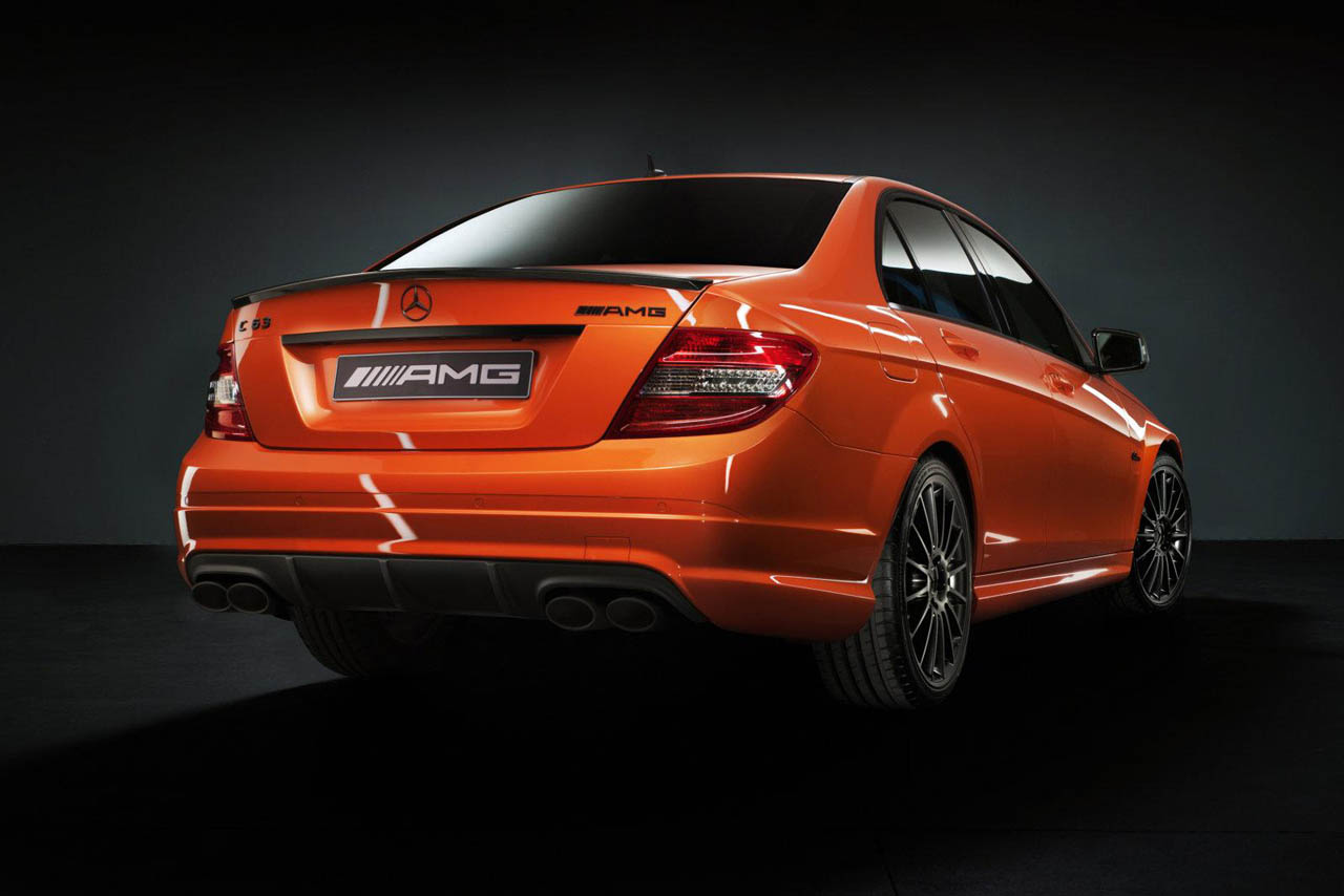 Mercedes Benz C63 Amg Orange