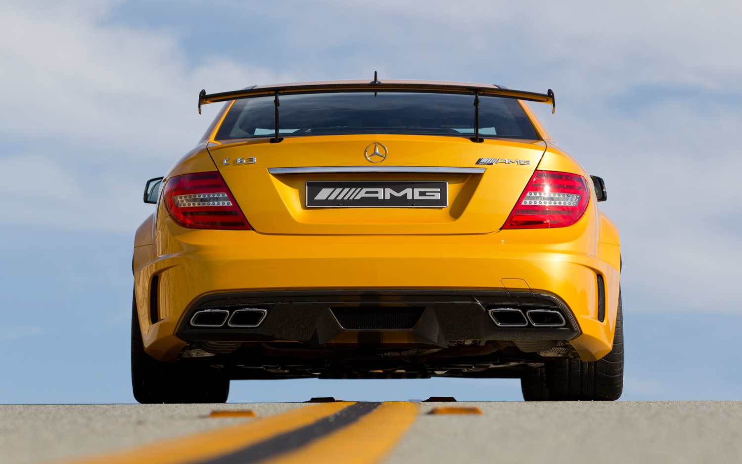 Mercedes Benz C63 Amg Orange