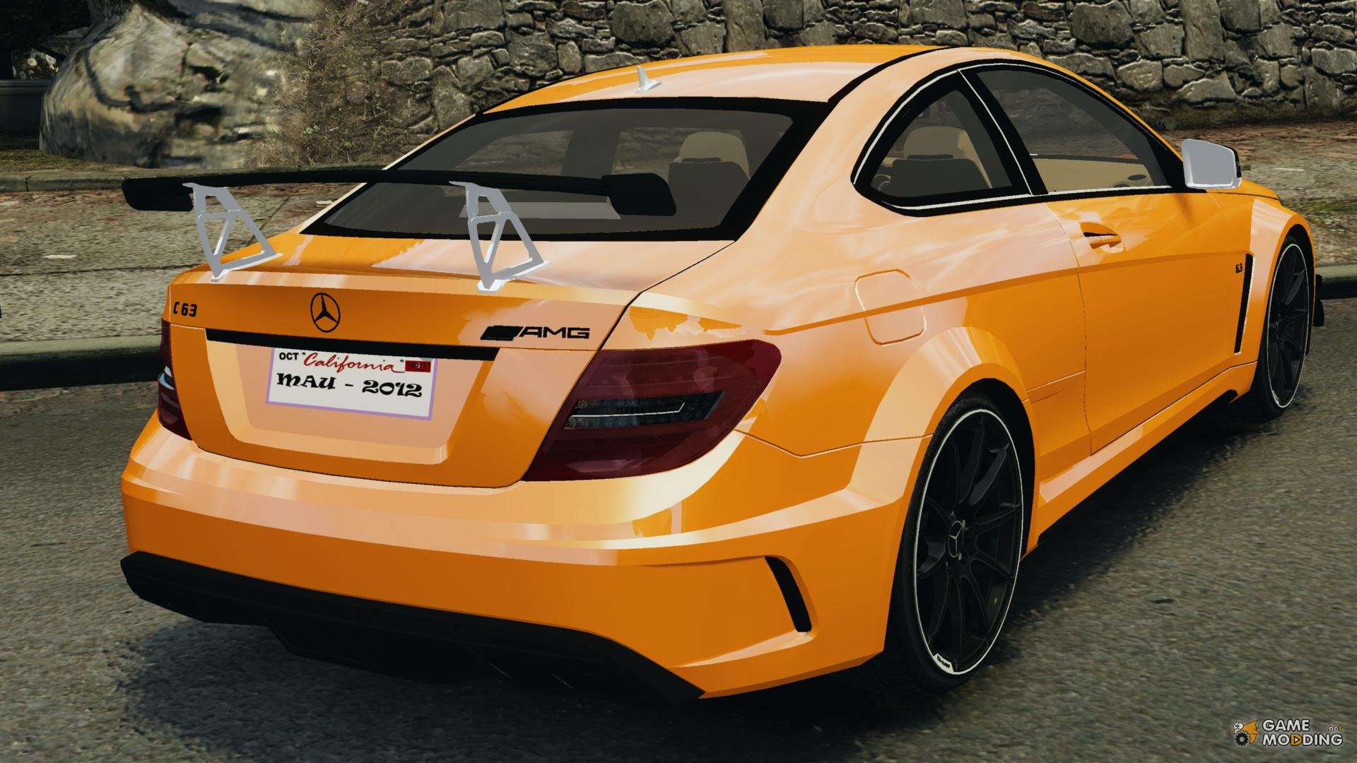 Mercedes Benz C63 Amg Orange
