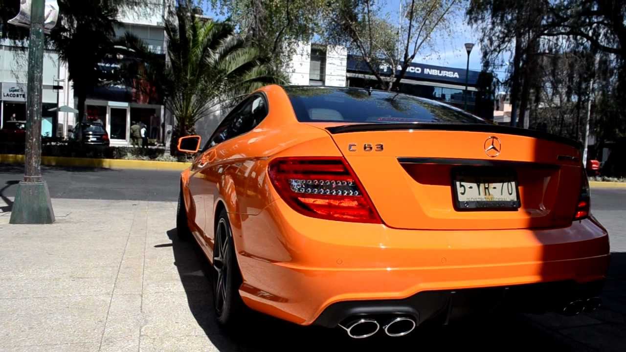 Mercedes Benz C63 Amg Orange