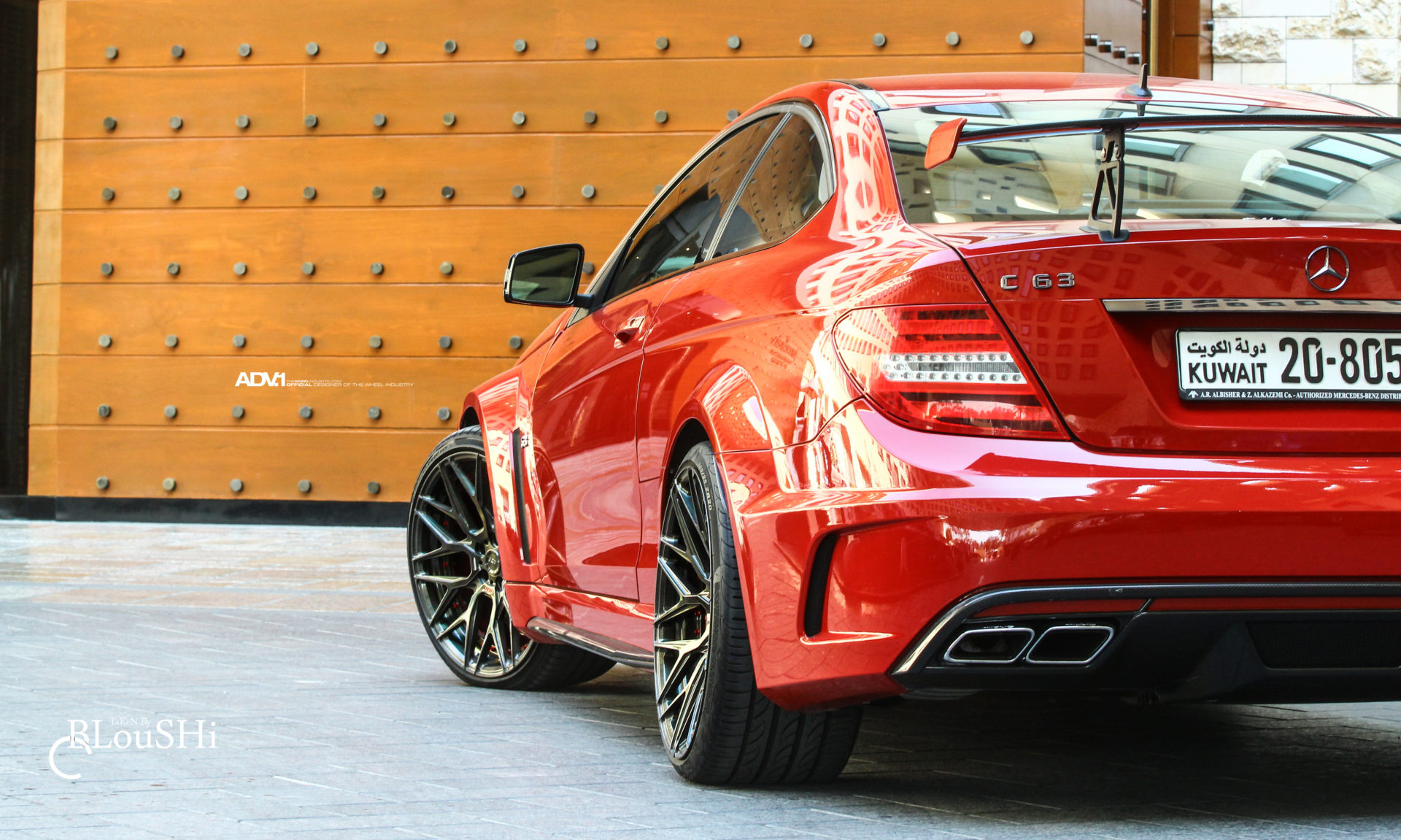Mercedes Benz C63 Amg Red