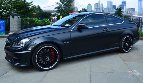 Mercedes Benz C63 Matte Black