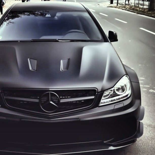 Mercedes Benz C63 Matte Black