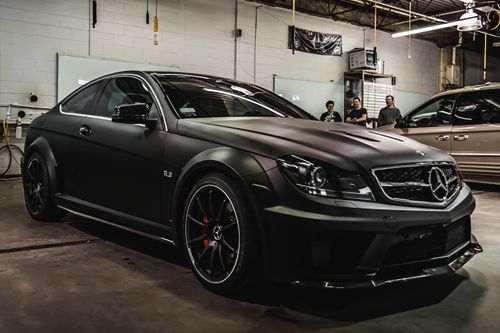 Mercedes Benz C63 Matte Black Mercedes Benz C63 Matte Black