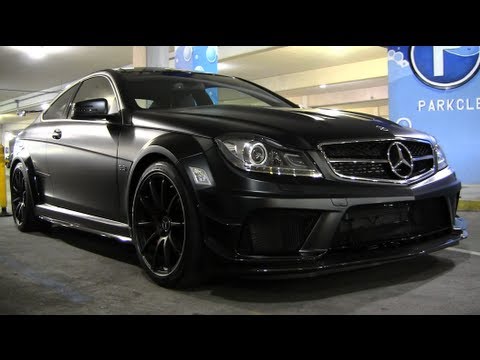 Mercedes Benz C63 Matte Black