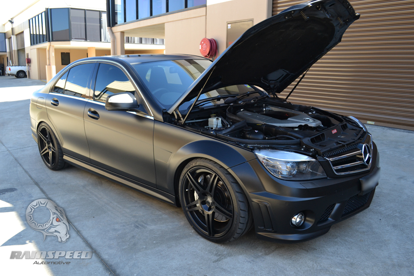 Mercedes Benz C63 Matte Black