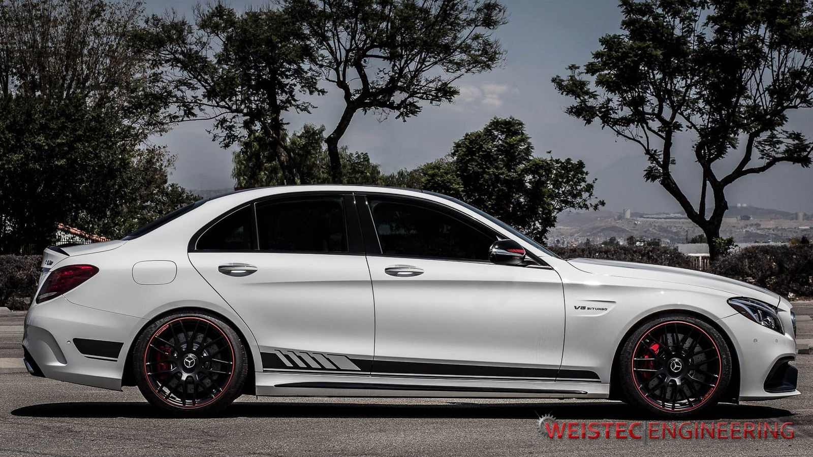 Mercedes Benz C63 White