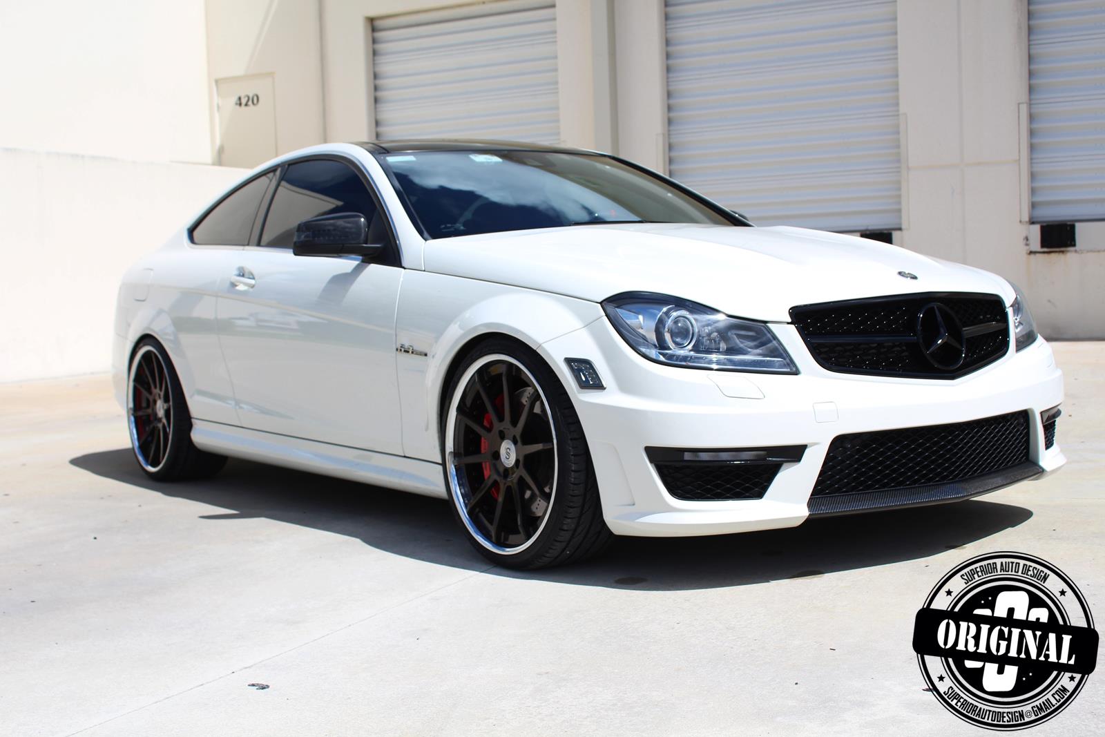 Mercedes Benz C63 White