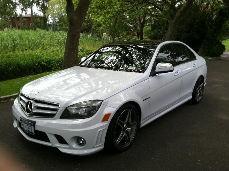 Mercedes Benz C63 White