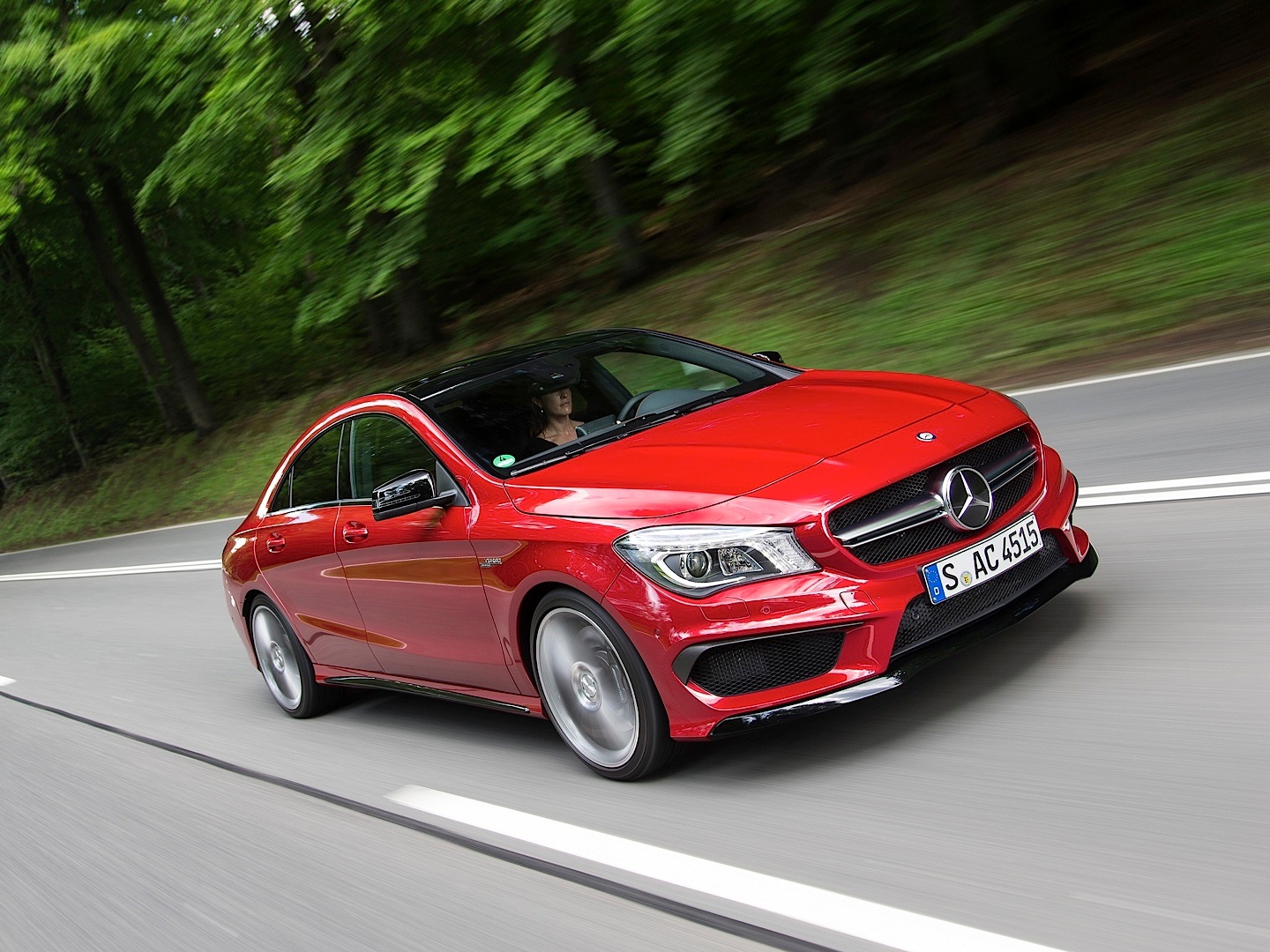 Mercedes Benz Cla 45 Amg Red