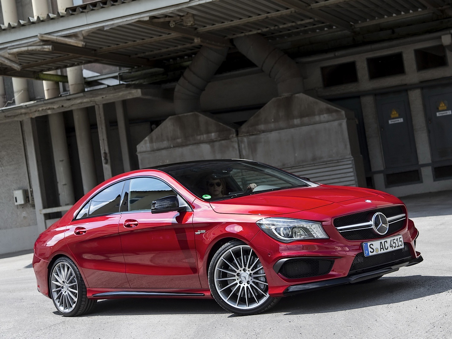 Mercedes Benz Cla 45 Amg Red