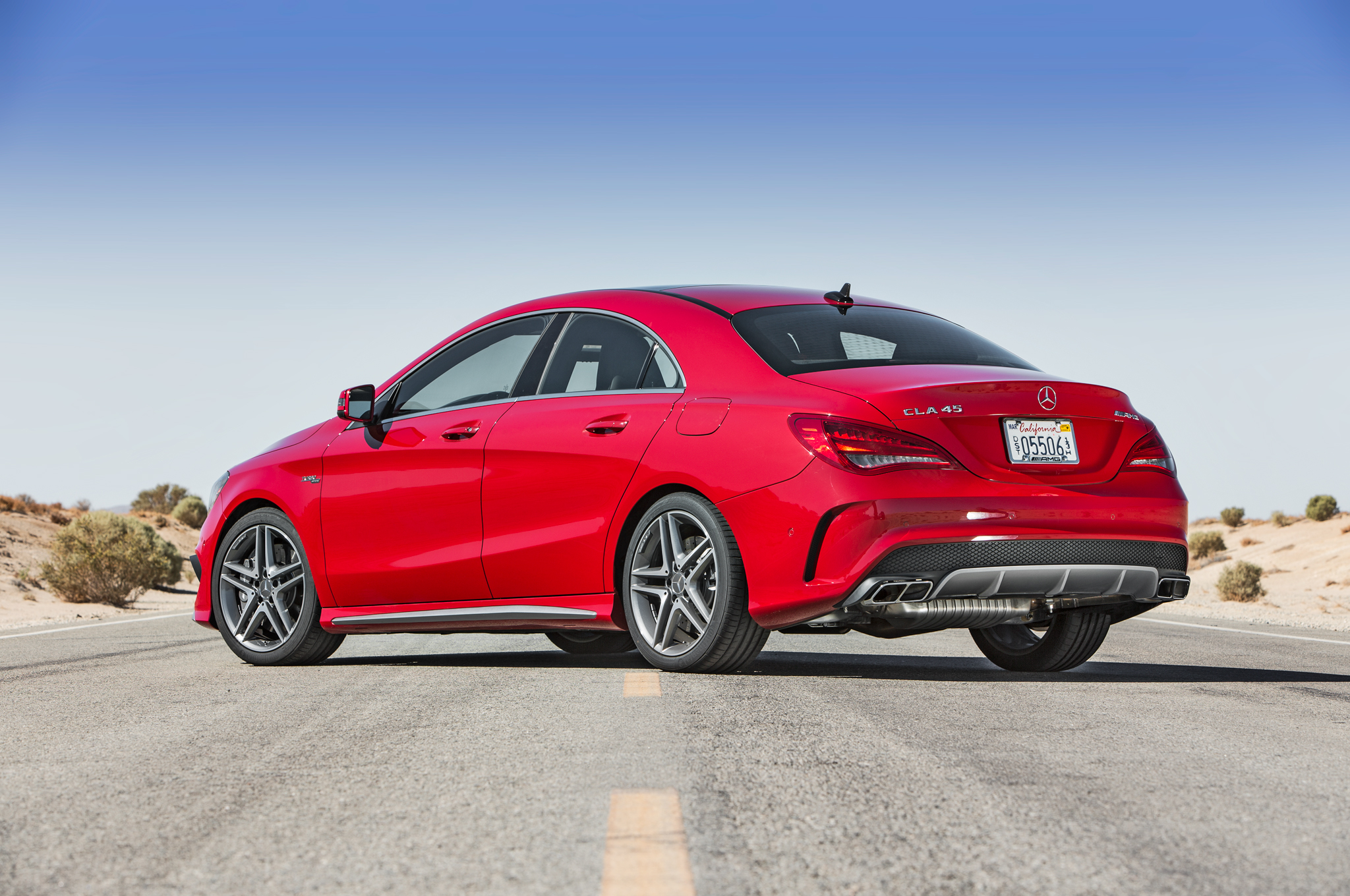 Mercedes Benz Cla 45 Amg Red