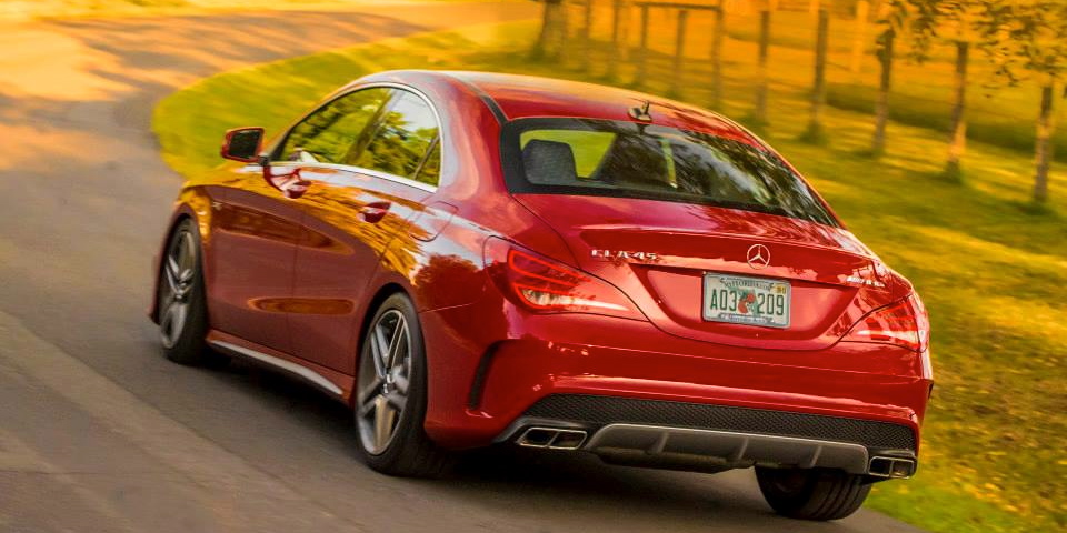 Mercedes Benz Cla 45 Amg Red