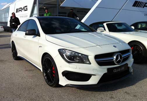 Mercedes Benz Cla 45 Amg White