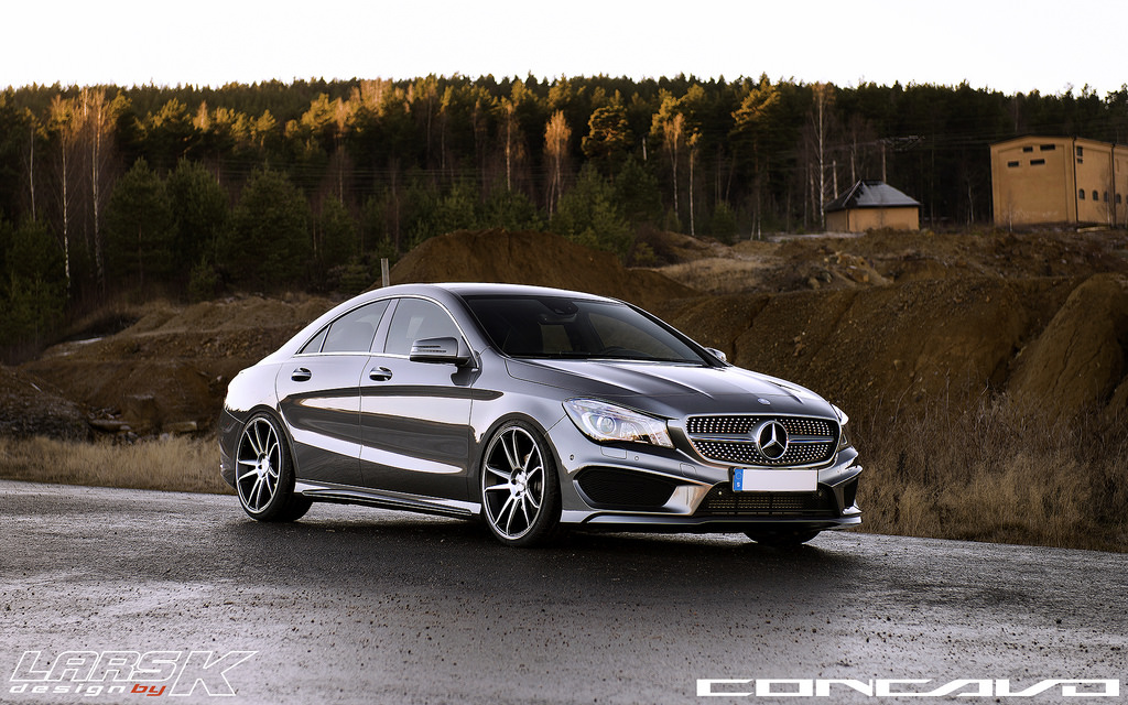 Mercedes Benz Cla Matte Black