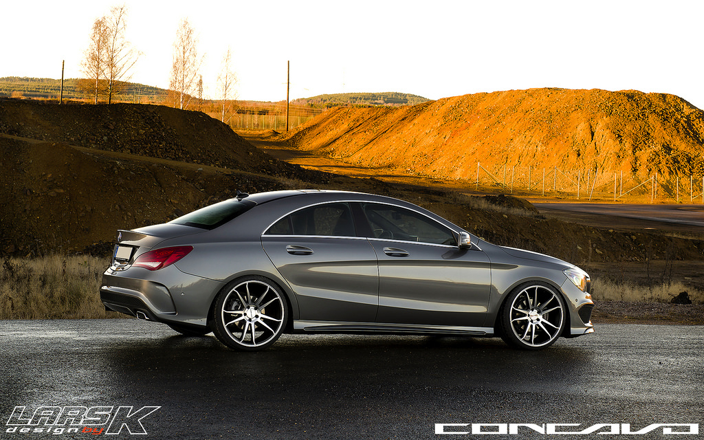 Mercedes Benz Cla Matte Black