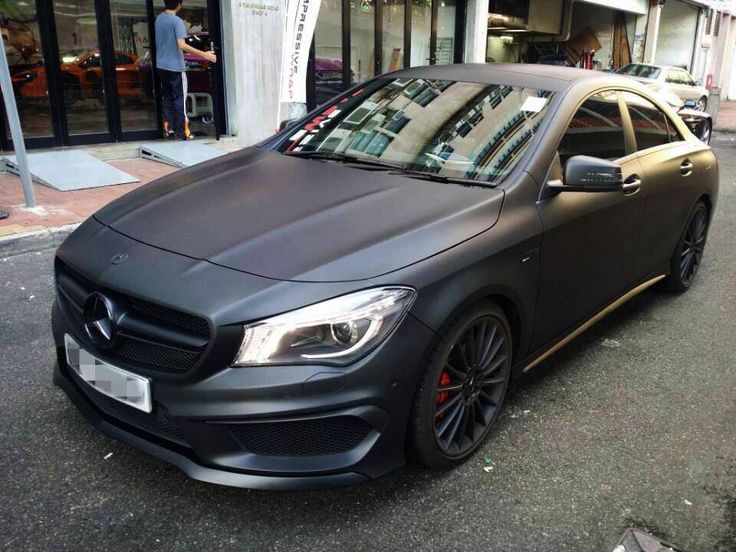Mercedes Benz Cla Matte Black