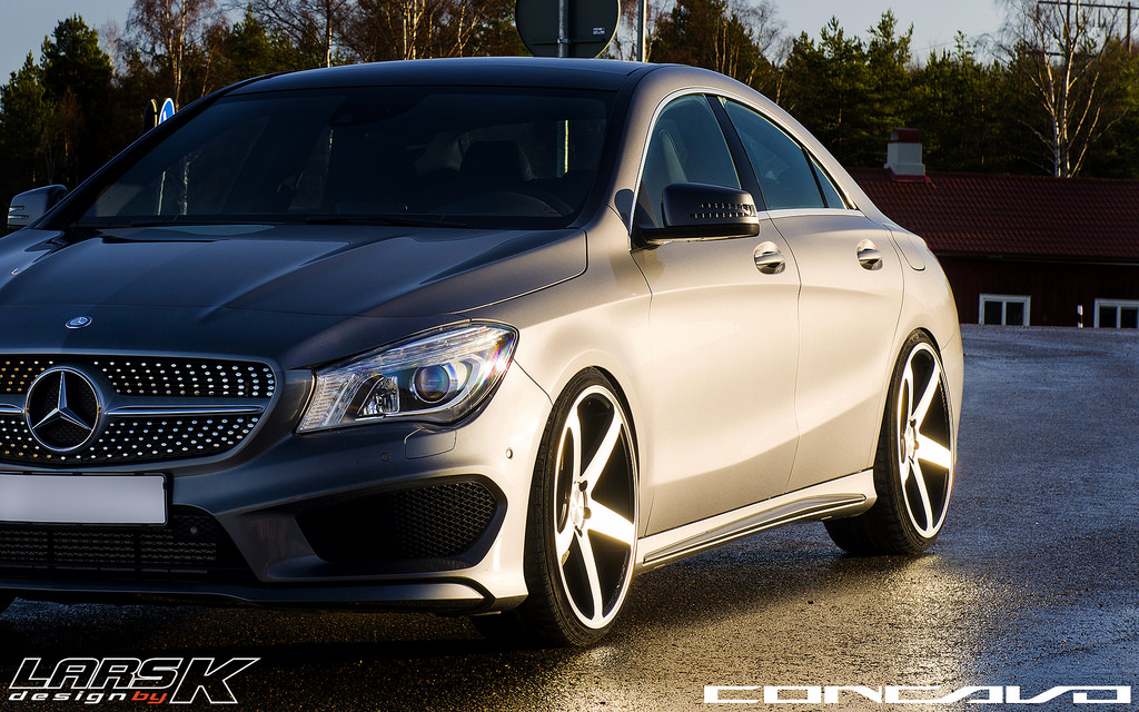 Mercedes Benz Cla Matte Black