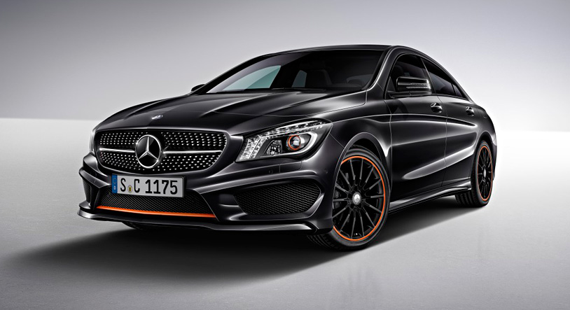 Mercedes Benz Cla Orange Edition