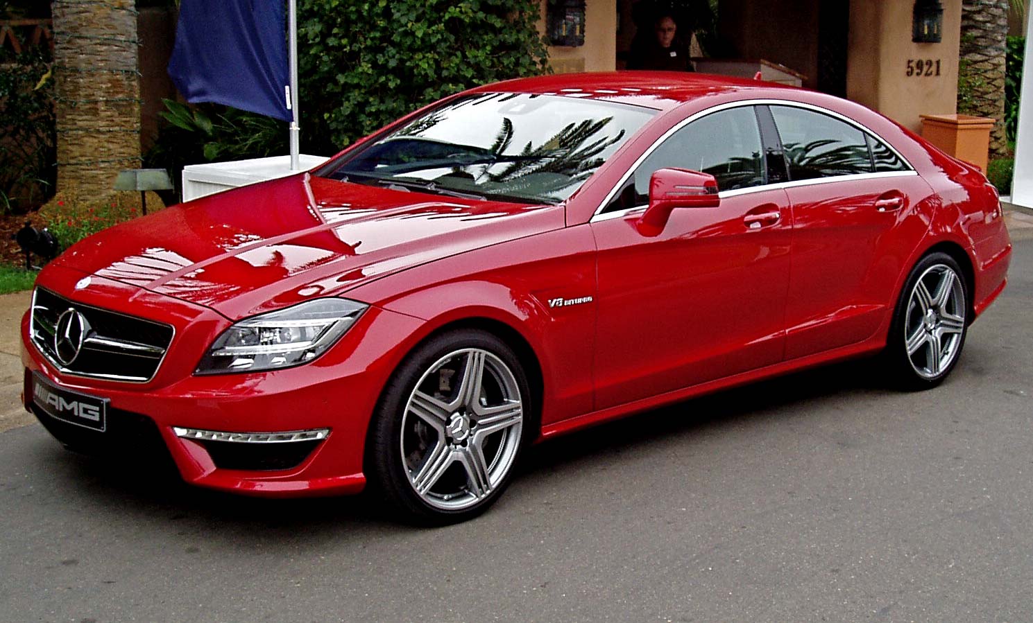 Mercedes Benz Cls Red