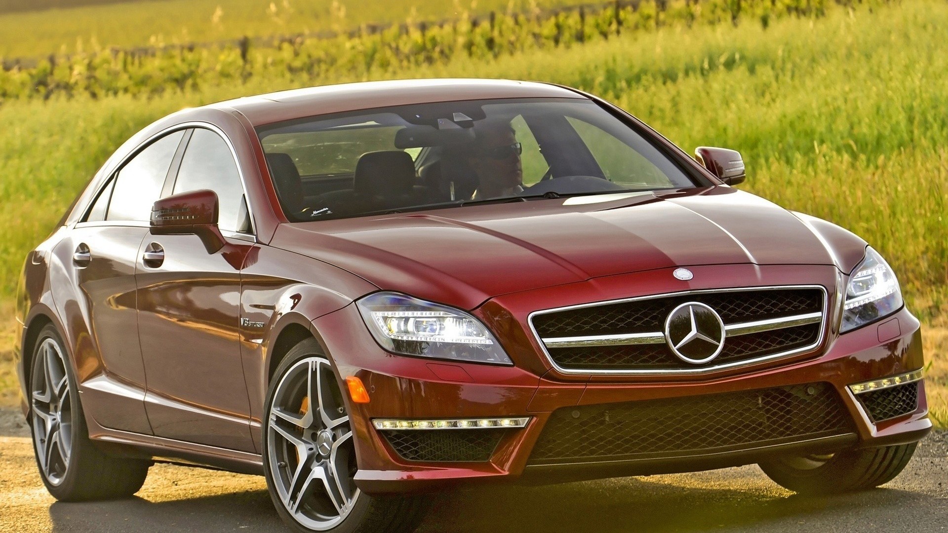 Mercedes Benz Cls Red