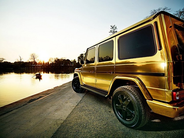 Mercedes Benz G Class Gold
