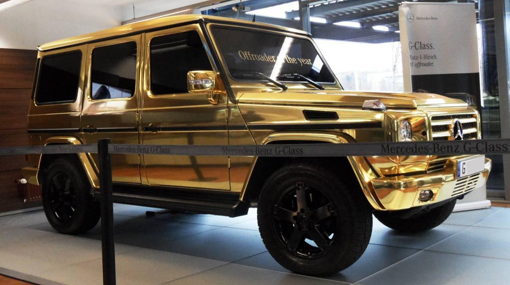 Mercedes Benz G Class Gold