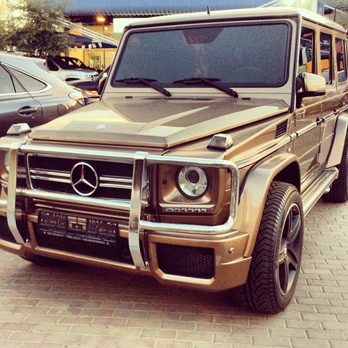 Mercedes Benz G Class Gold