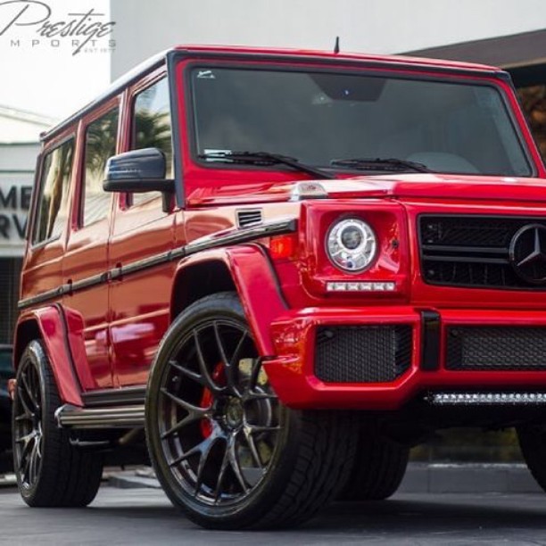 Mercedes Benz G Class Red