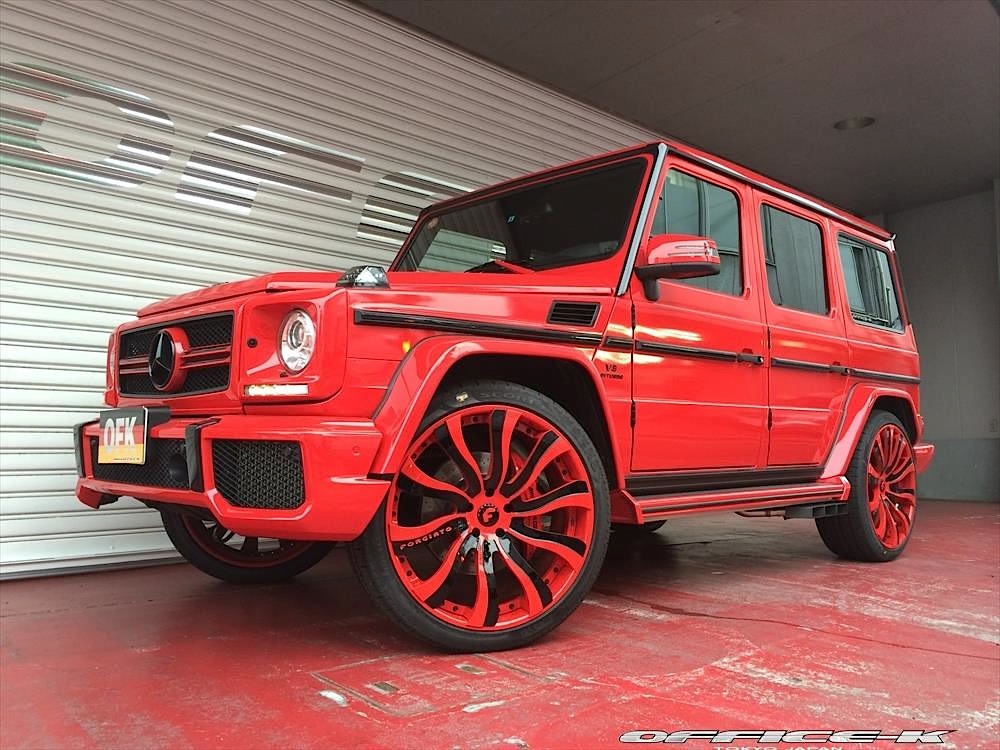 Mercedes Benz G Class Red