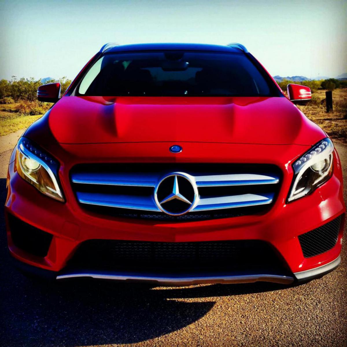 Mercedes Benz Gla Red