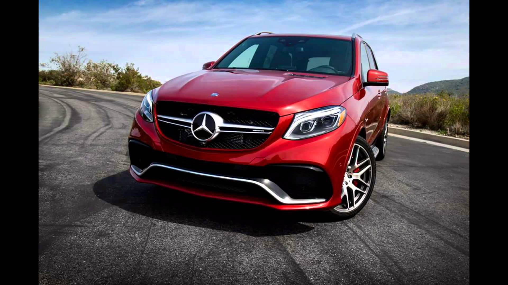 Mercedes Benz Gle Red