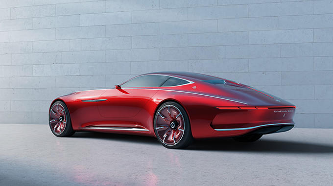 Mercedes Benz Maybach Red