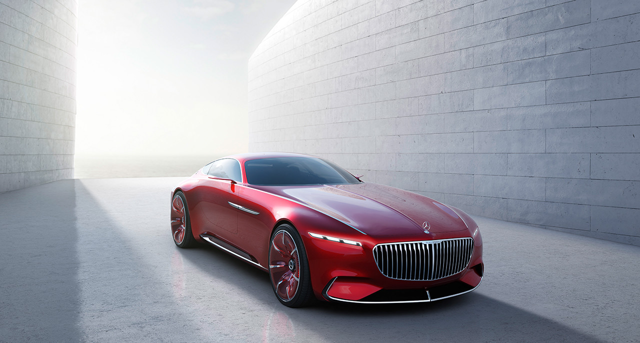 Mercedes Benz Maybach Red