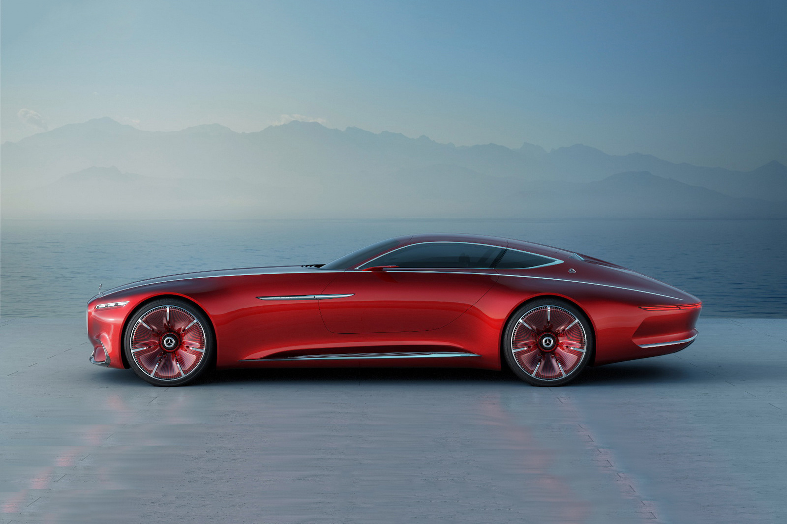 Mercedes Benz Maybach Red