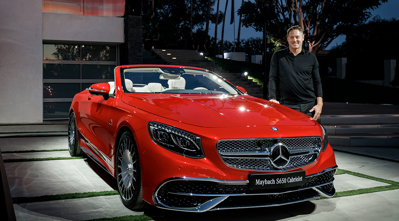 Mercedes Benz Maybach Red