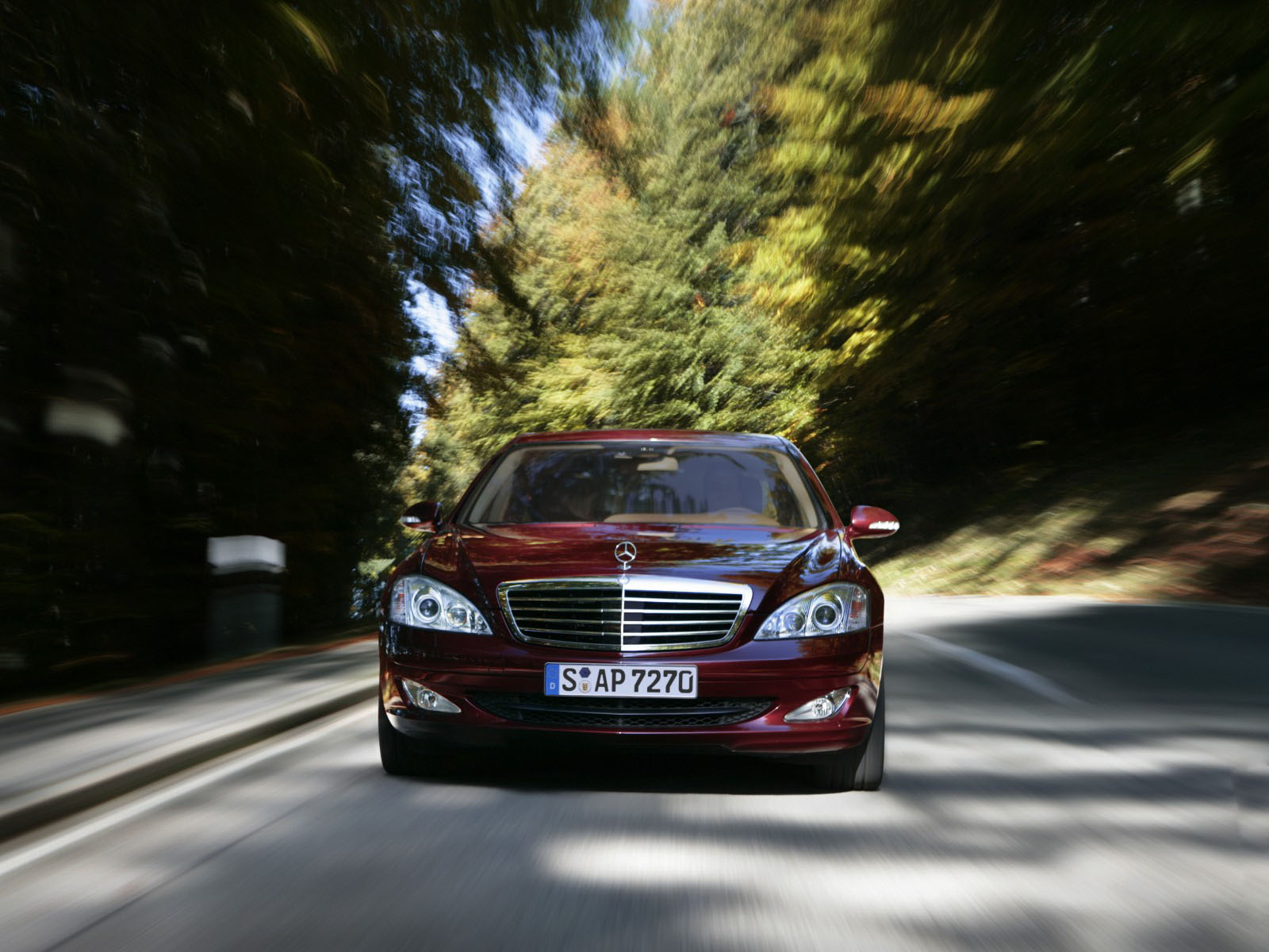 Mercedes Benz S Class Red