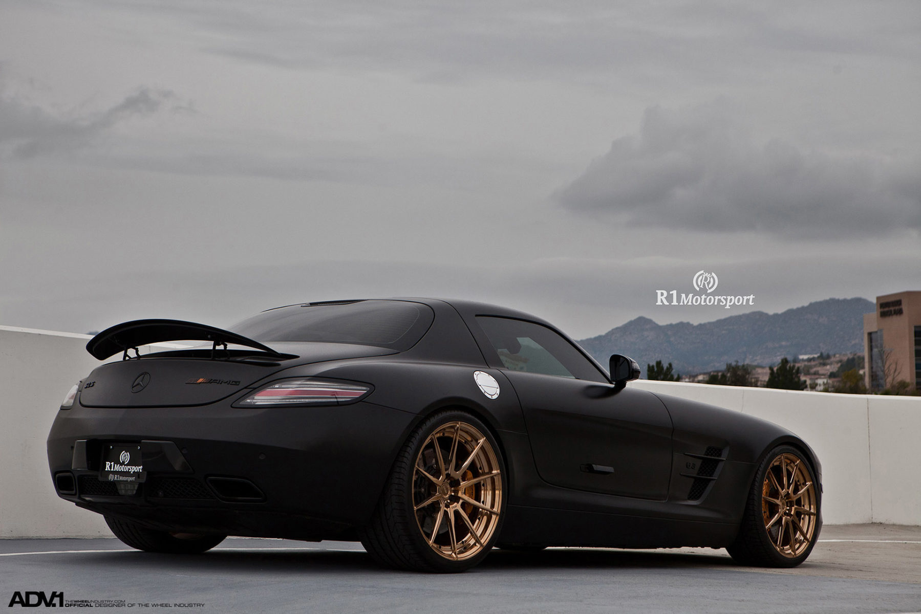 Mercedes Benz Sls Amg Matte Black