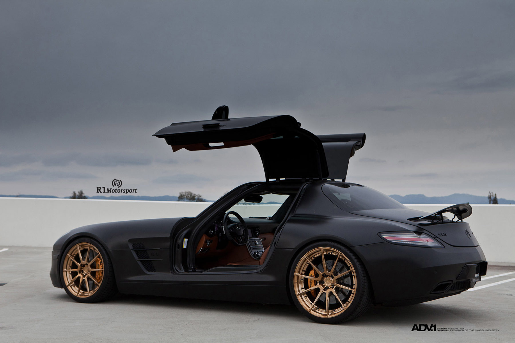 Mercedes Benz Sls Amg Matte Black