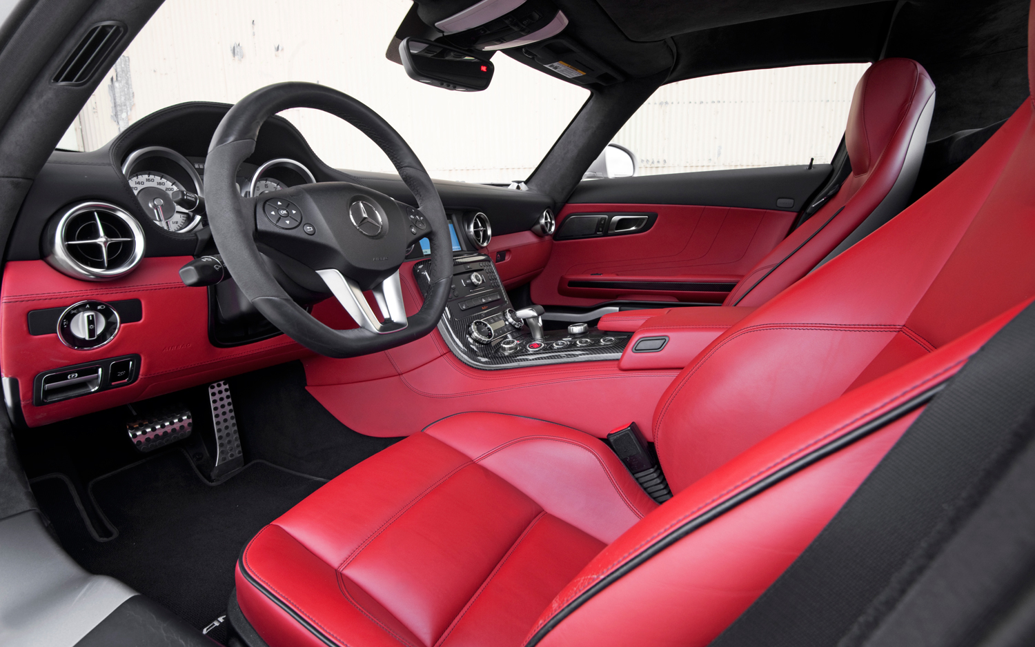Mercedes Benz Sls Amg Red