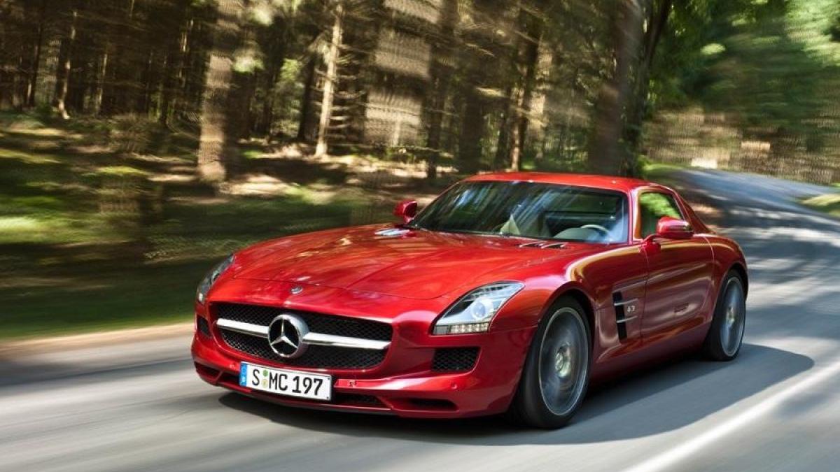 Mercedes Benz Sls Amg Red